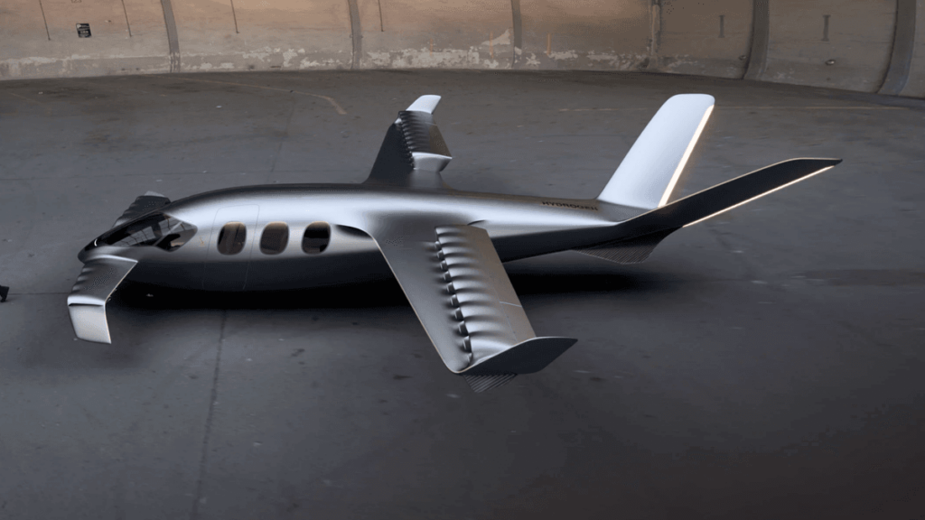 Passenger commercial hydrogen-powered plane