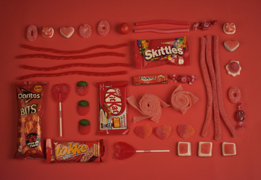 Assorted food packaging