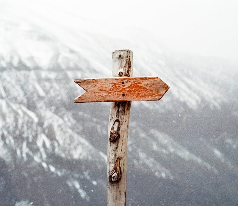 Brown Wooden Arrow