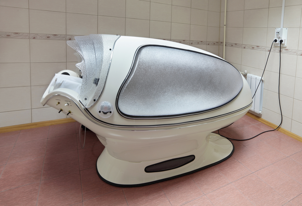 Oxygen SPA capsule in the room, nobody