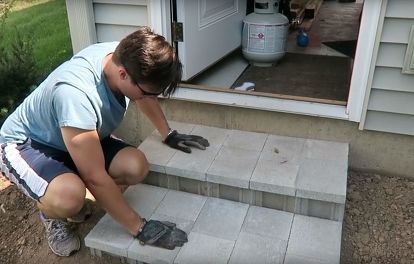 cinder steps
