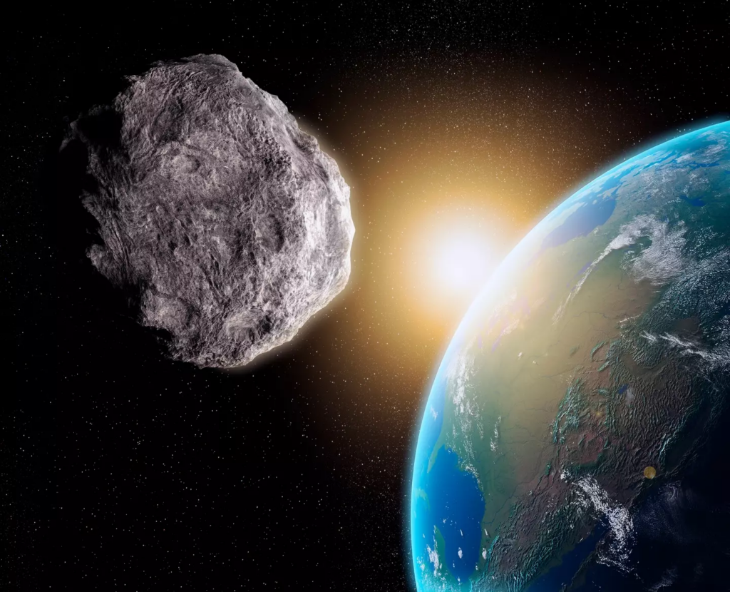 large rock headed to Earth