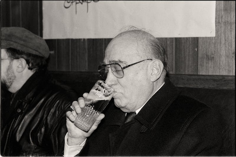 old age man drinking alcohol