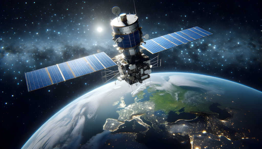 Satellite over Earth