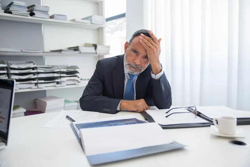 old age man in business