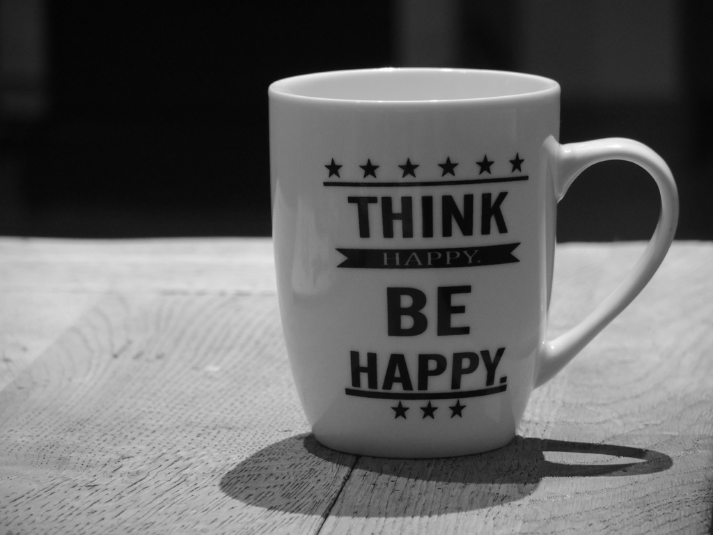 mug with a positive message on it