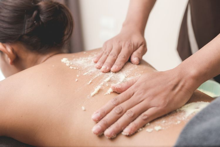 Table Salt for back rub