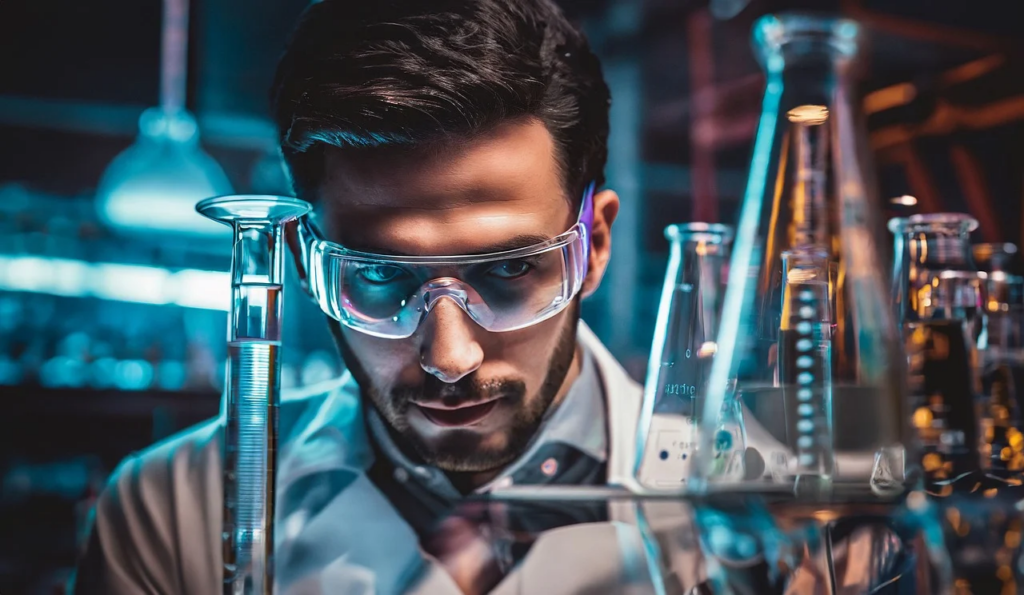 scientist performing studies