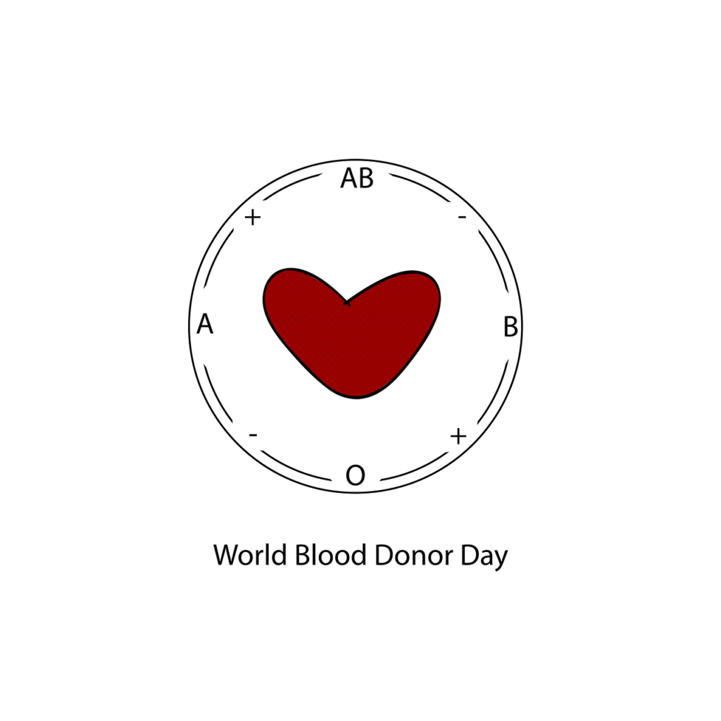 Blood donation wheel
