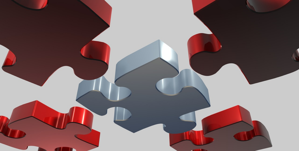 puzzle pieces fitting together