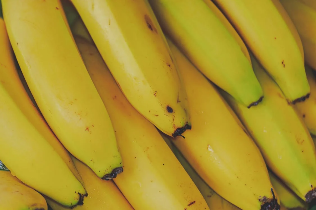 closeup bananas