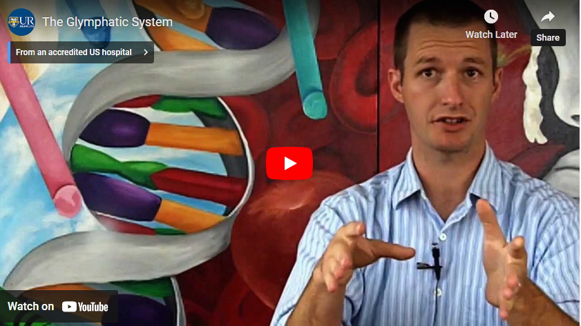 The glymphatic system youtube video
