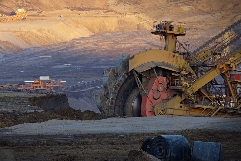 massive mining machines