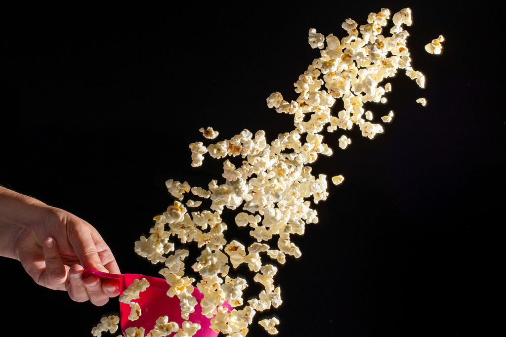 popcorn getting flung