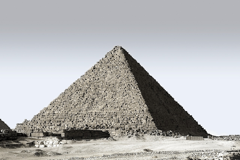 The pyramids are one of the most durable structures made in human history