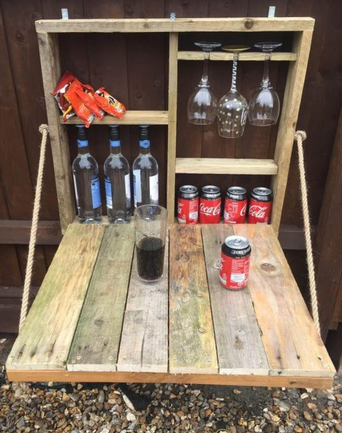 Wooden Pallet Bar