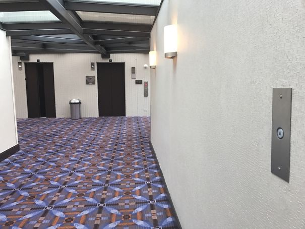 call button of elevator kept 30 feet away