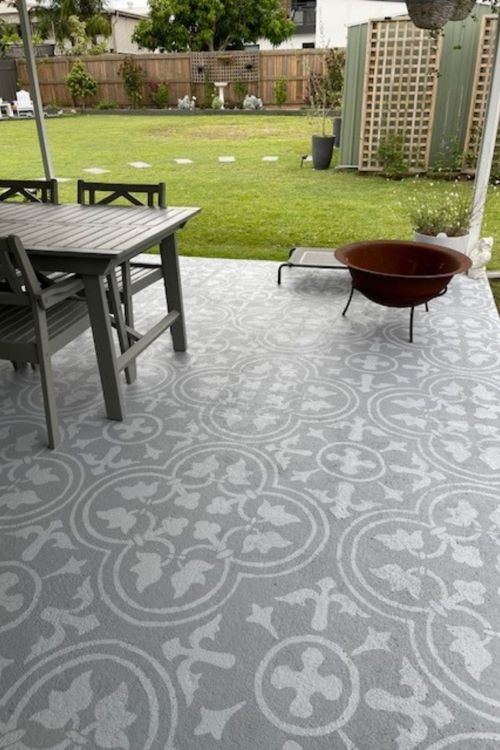 Painted Patio