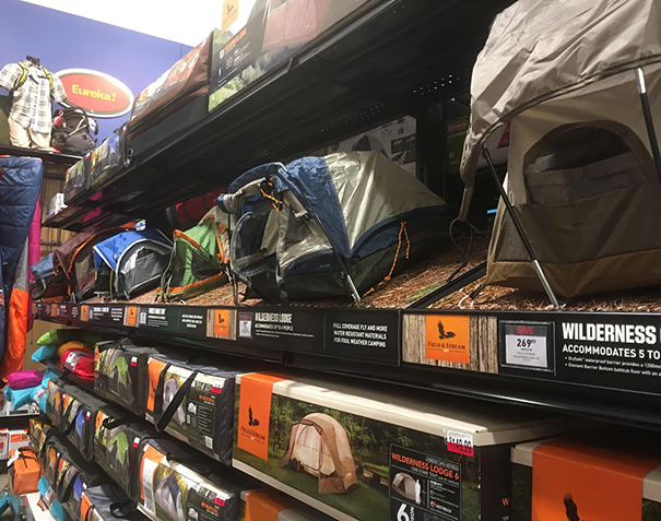 Tiny model tents