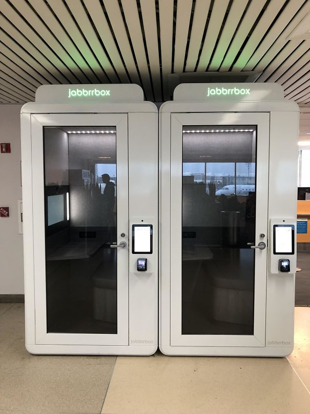 privacy pods in airports