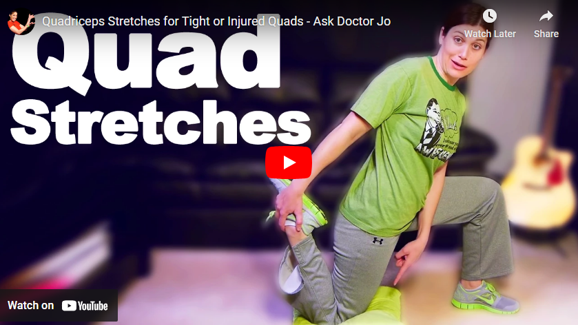quad stretches youtube