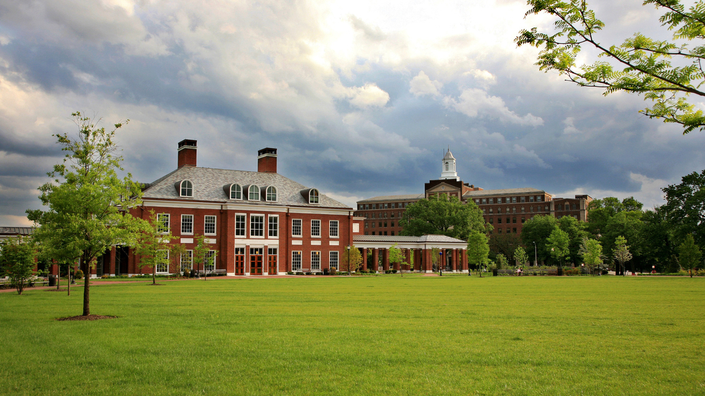 BALTIMORE, USA - MAY 09, 2009- View of buildings at Johns Hopkins University in Baltimore, Maryland
