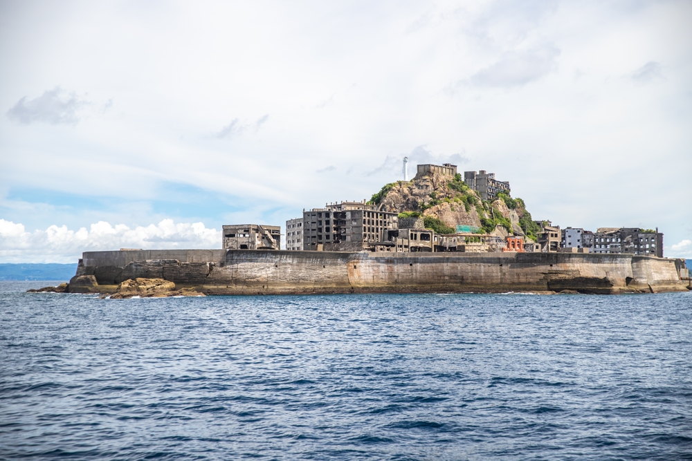 Scenery of Gunkanjima, Nagasaki Prefecture
