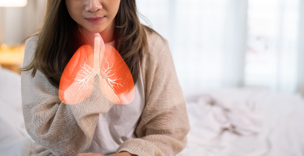 Women touching neck unwell coughing, Lung health therapy, sore throat pain, lung cancer, bronchitis, Bronchial Asthma, Tuberculosis, pneumonia, asthma, insurance, hospital.world no tobacco day