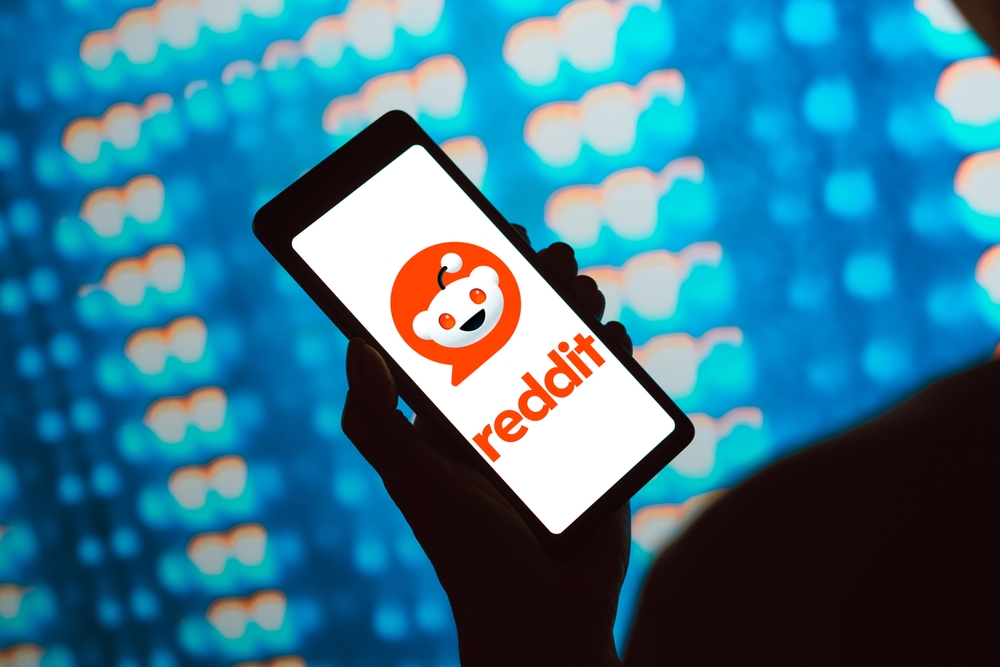 June 8, 2024, Brazil. In this photo illustration, the Reddit logo is displayed on a smartphone screen.