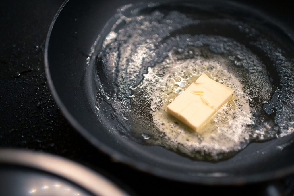 Buter in a pan