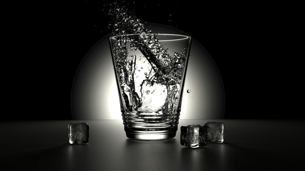 glass of water