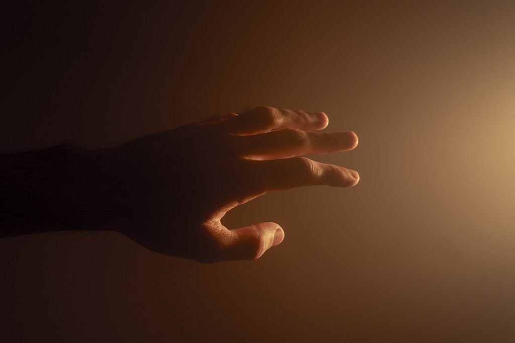 a hand
