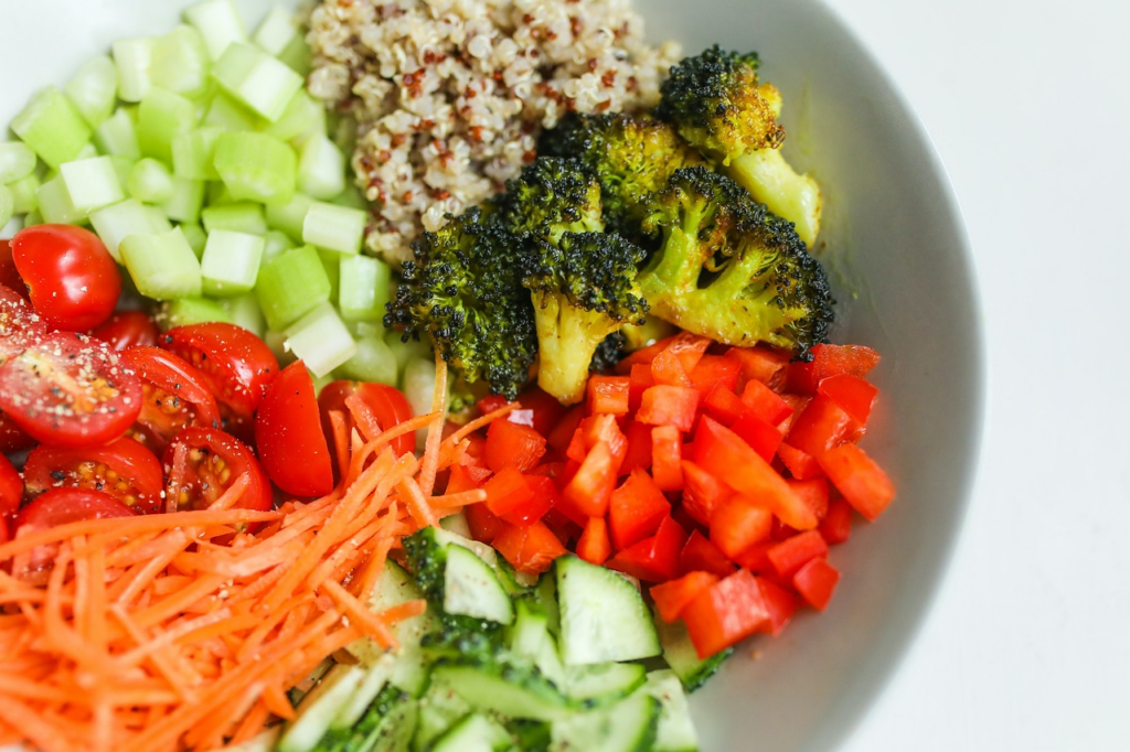 bowl of healthy food