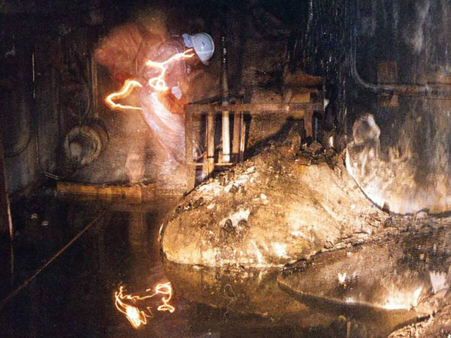 The Chernobyl Elephant’s Foot was still releasing extremely high levels of radiation months after the infamous nuclear disaster.