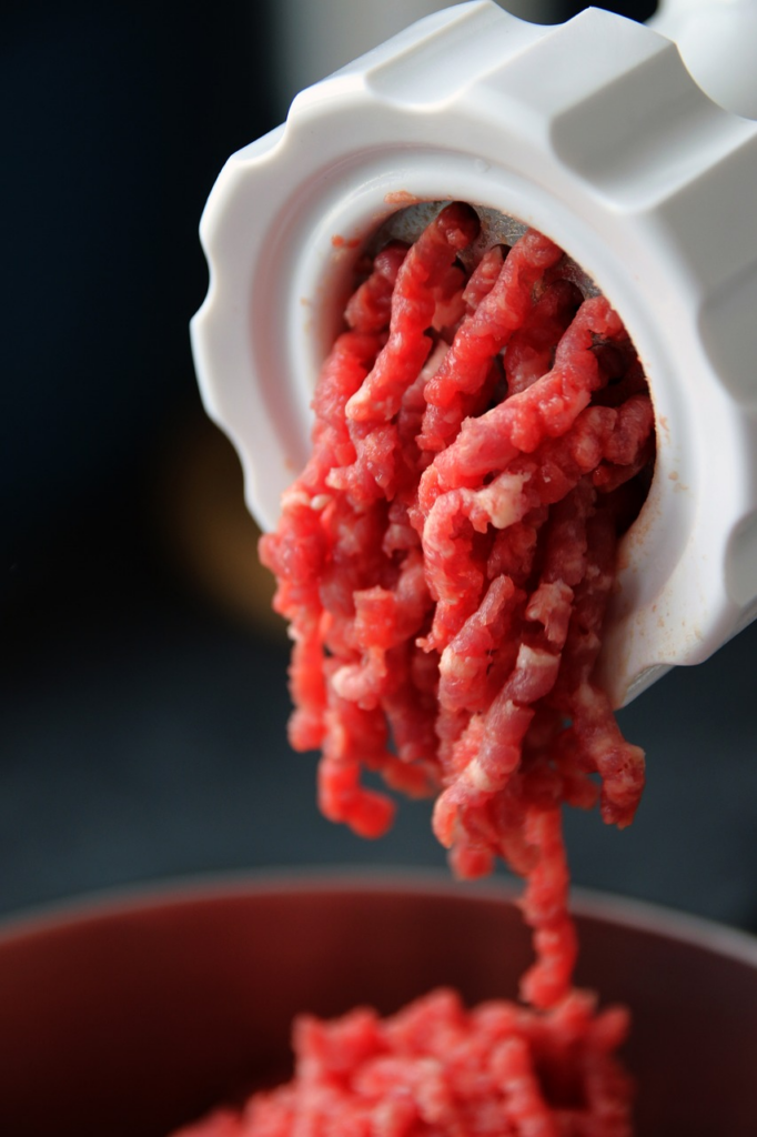 ground beef certainly does have a distinct texture