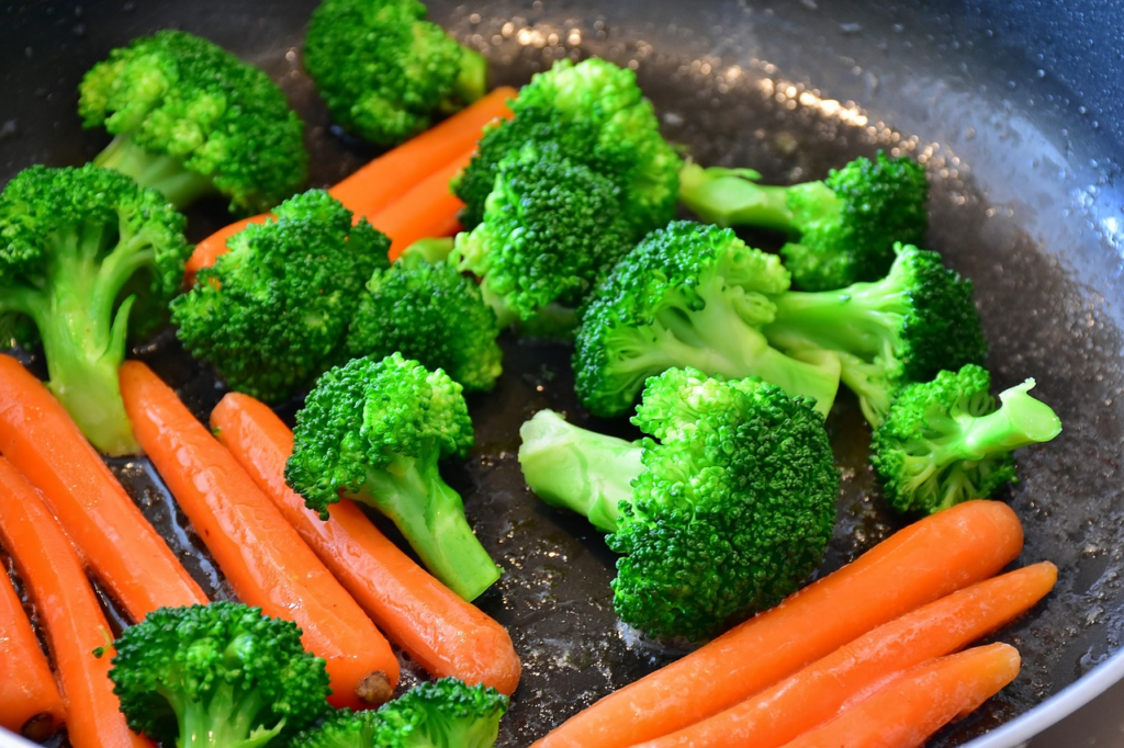 Steamed vegetables