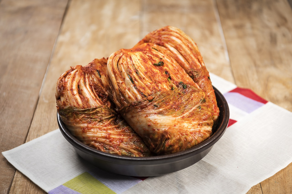kimchi in a bowl