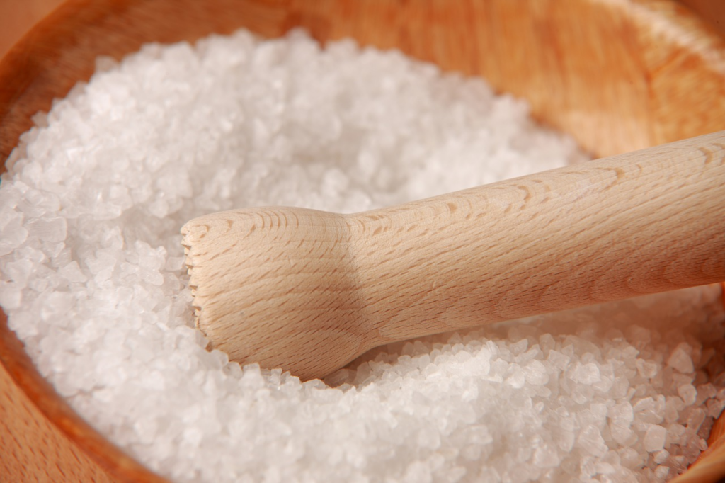 Salt is one of the most abundant minerals on earth. You can afford to put it n your water