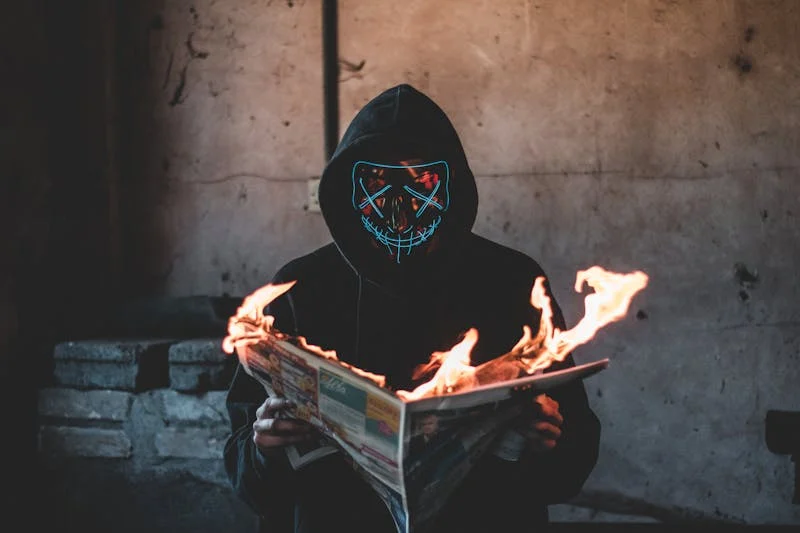 Masks may help hide you, but at the end of the day the headlines will still run