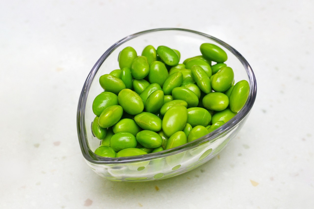 edamame has plenty if soy in it
