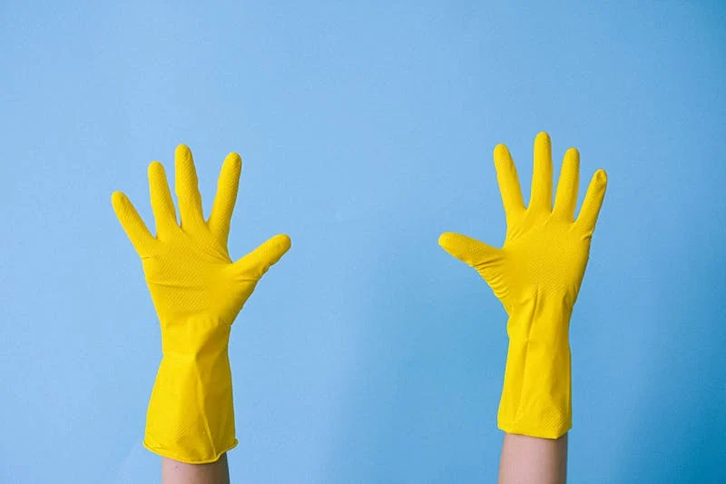 latex is a common culprit of suspicious chemicals
