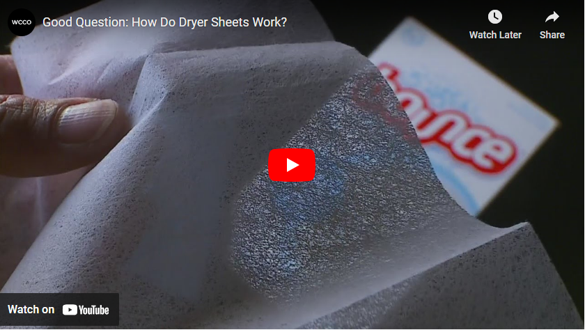 dryer sheet youtube video