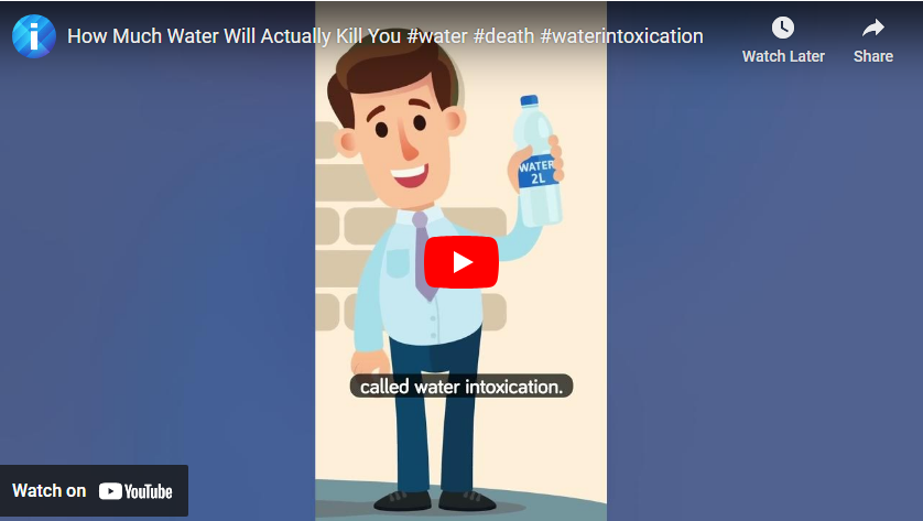 how much water will kill youtube