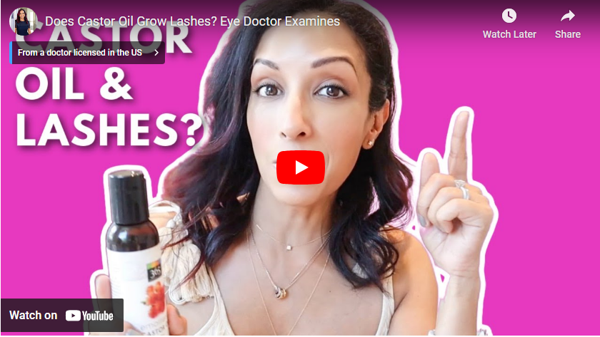 castor oil and lashes youtube