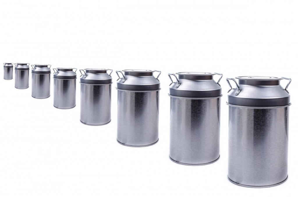 Milk - that calcium source, is often held in containers made of zinc