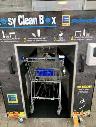 cart cleaning machine