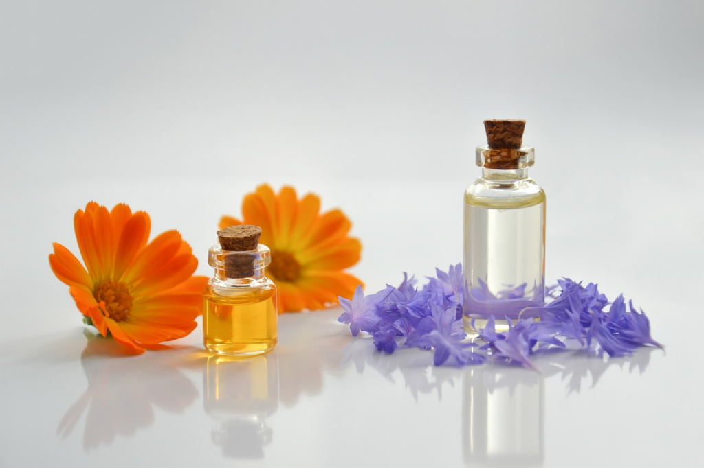 Orange and Lavender essential oils