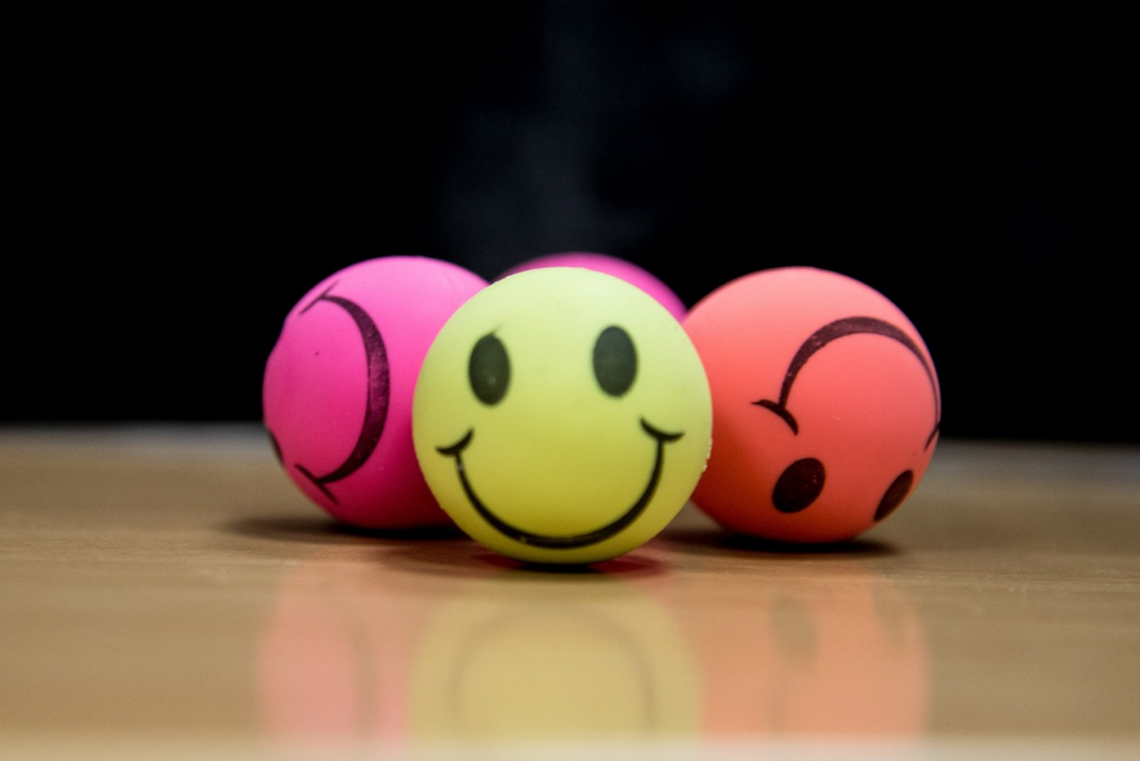 smiley face stress balls