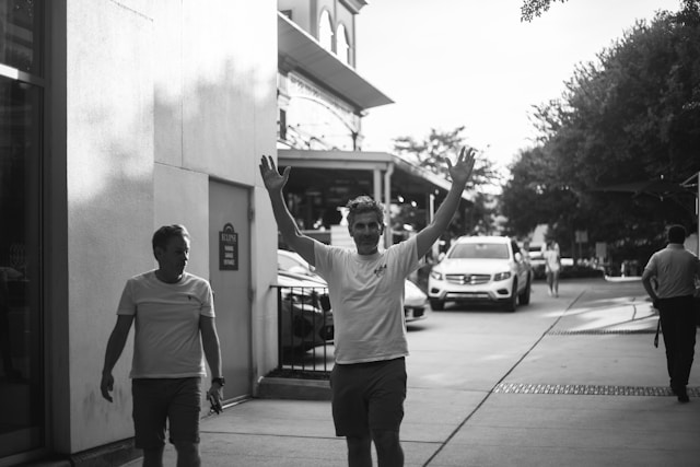 Happy man 