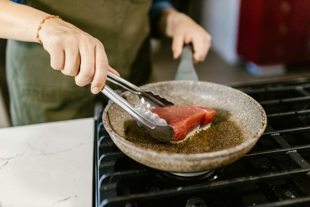 cooking tuna